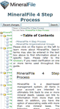 Mobile Screenshot of help.mineralfile.com